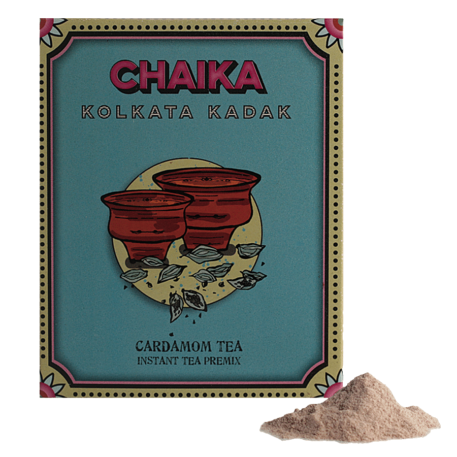 Chaika Kolkata Kadak Instant Tea Premix - Cardamom