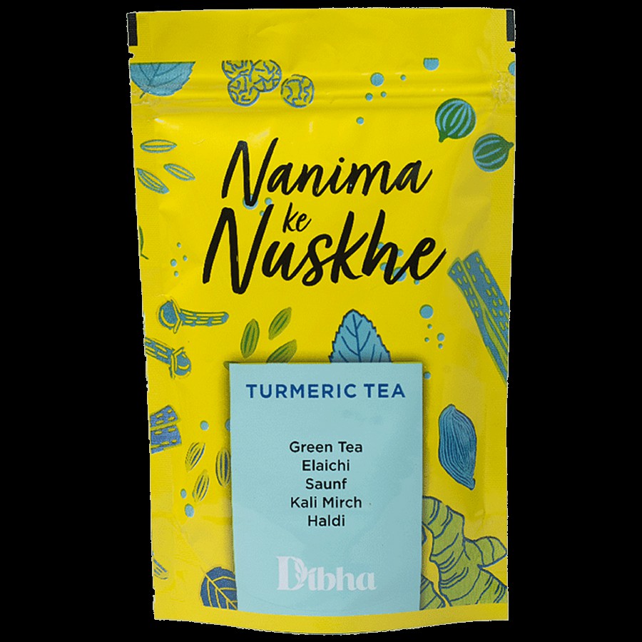 Dibha Turmeric Tea - Remedy For Sore Throat & Blocked Nose