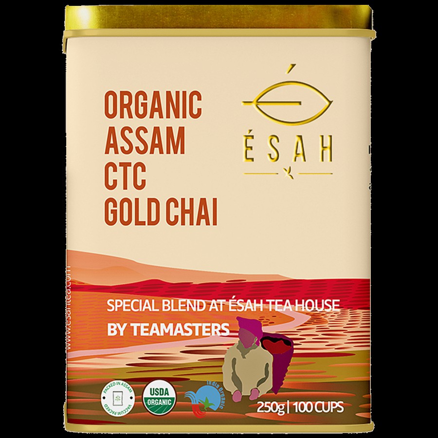 Esah Tea Organic Assam Gold CTC Chai - 100% Natural