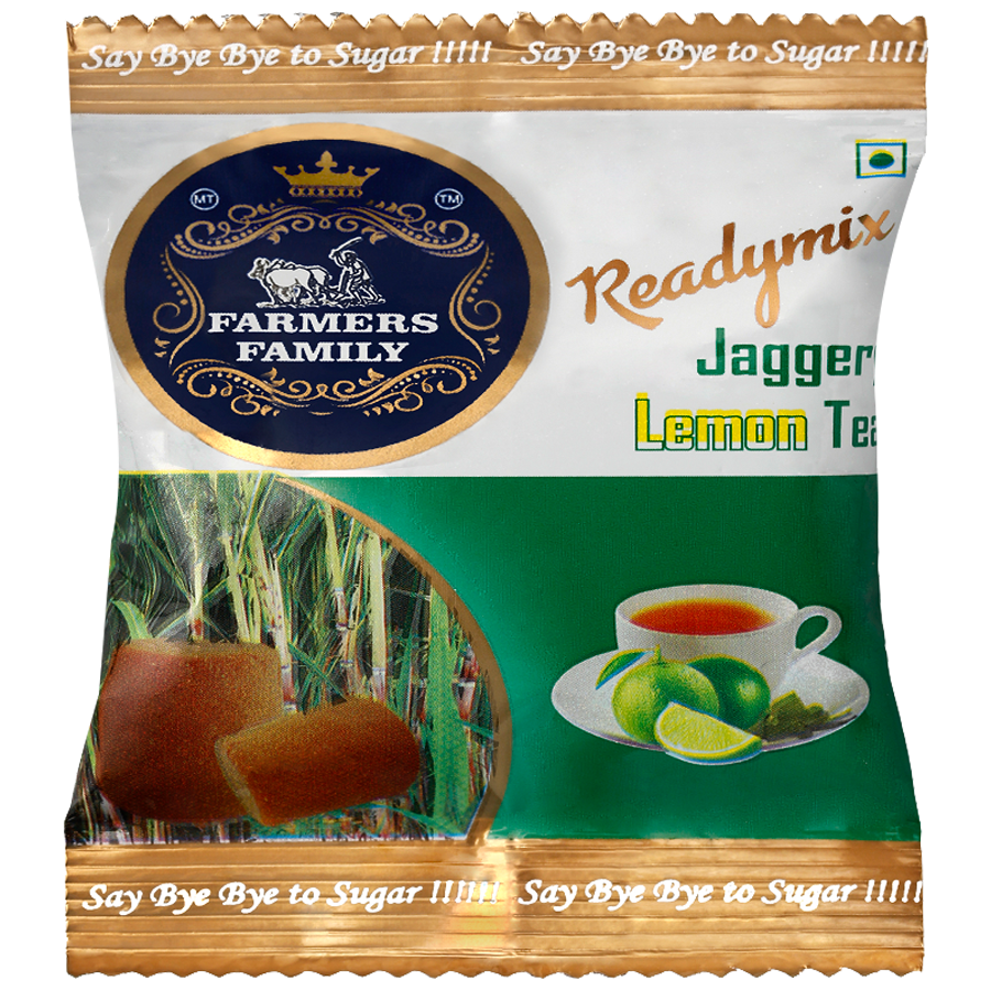 Farmers Family Ready Mix Jaggery Lemon Tea - No Sugar