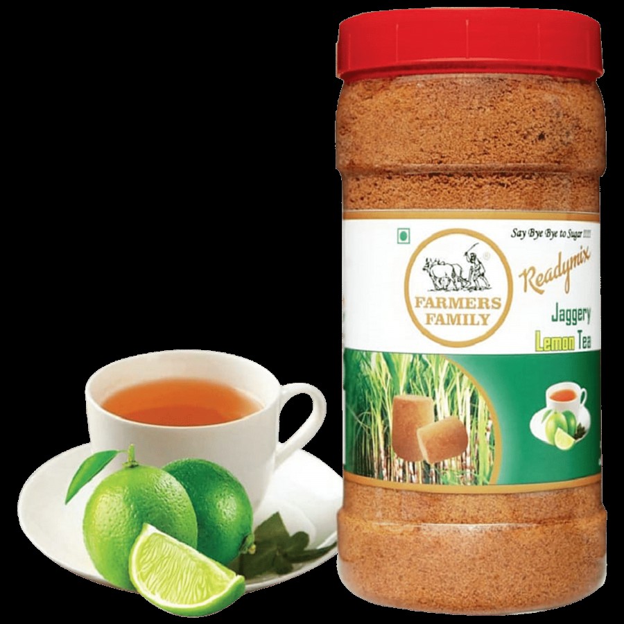 Farmers Family Ready Mix Jaggery Lemon Tea - Toxin Removal