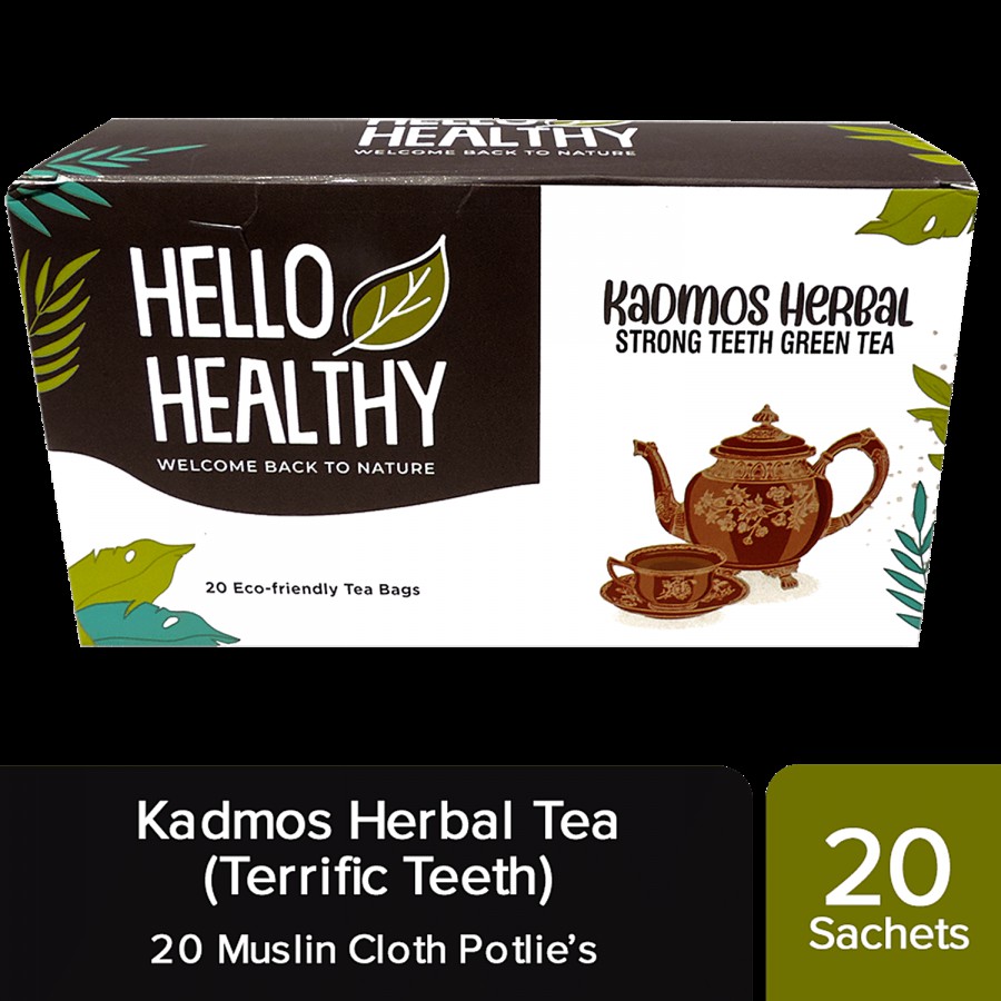 Hello Healthy Kadmos Herbal Tea - Terrific Teeth