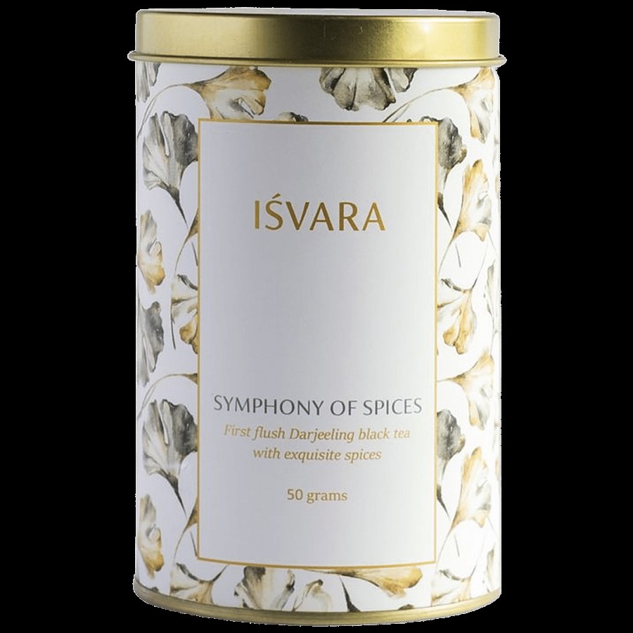 Isvara Symphony Of Spices First Flush Darjeeling Black Tea - With Spices