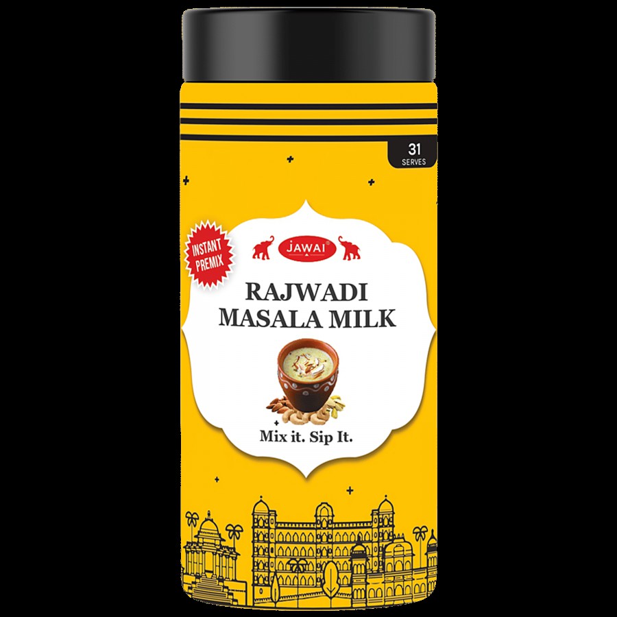 Jawai Instant Rajwadi Masala Milk Premix -  Just Add Hot Water