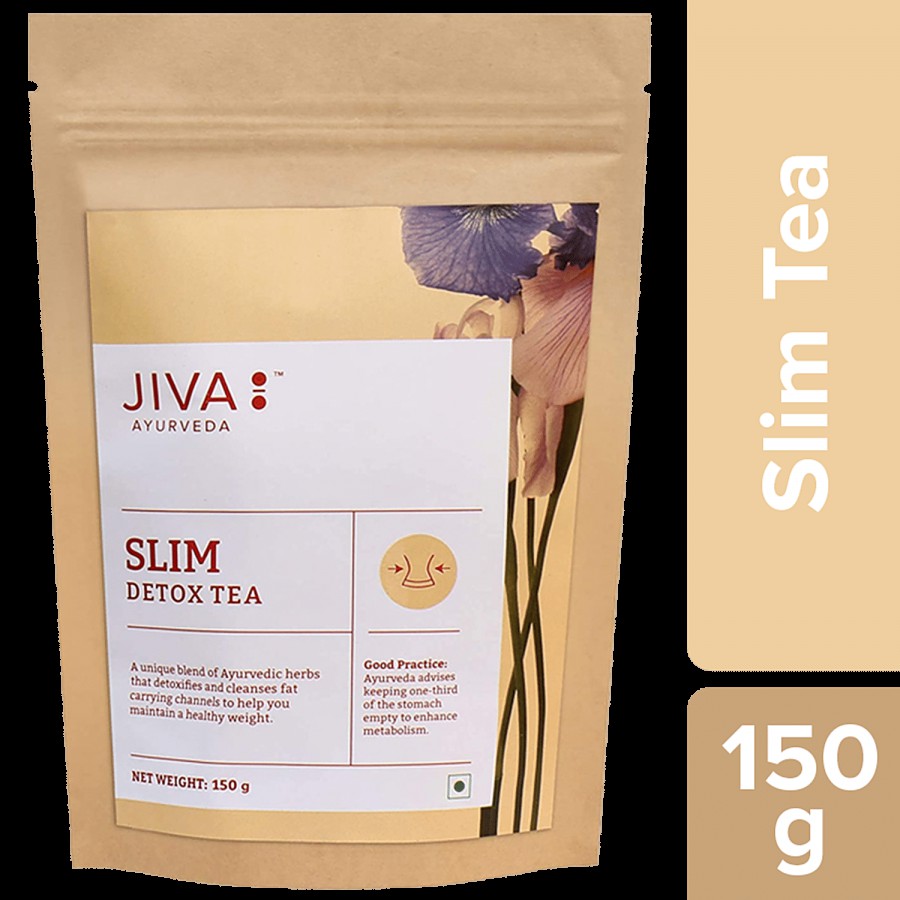 Jiva Ayurveda Jiva Ayurveda slim-detox-tea-for-weight-loss-boosts-health 150 g