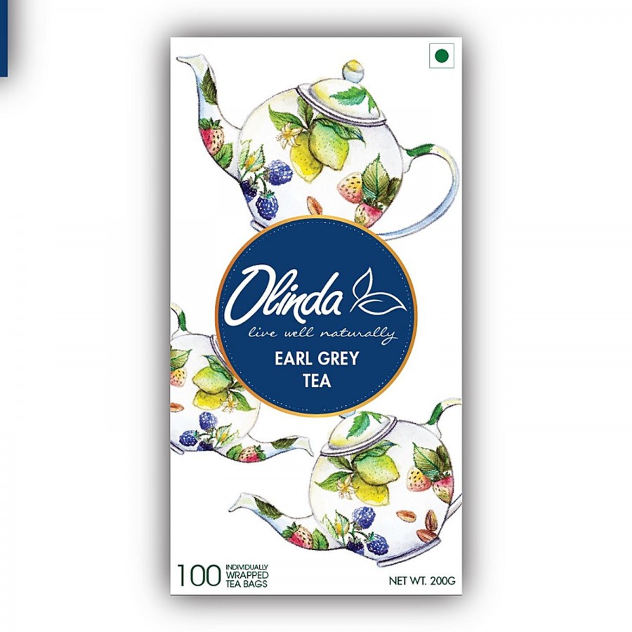 Olinda Earl Grey Tea - Bergamot & Mild Citrrusy Flavour