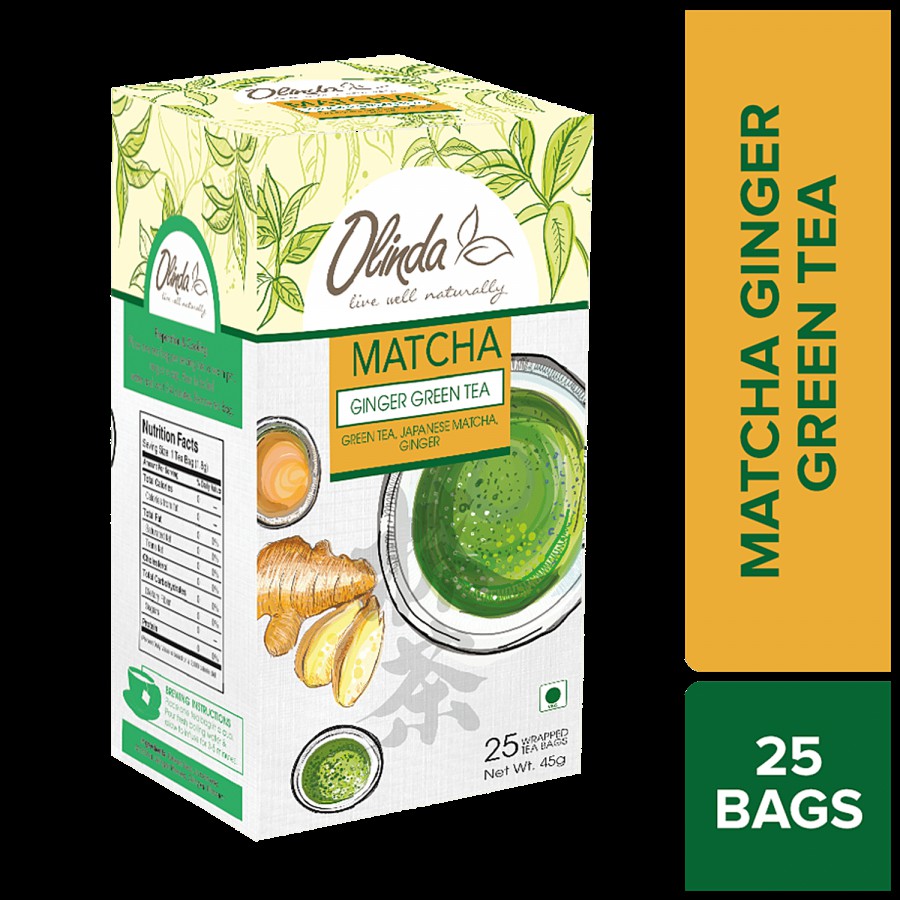 Olinda Matcha Ginger Green Tea