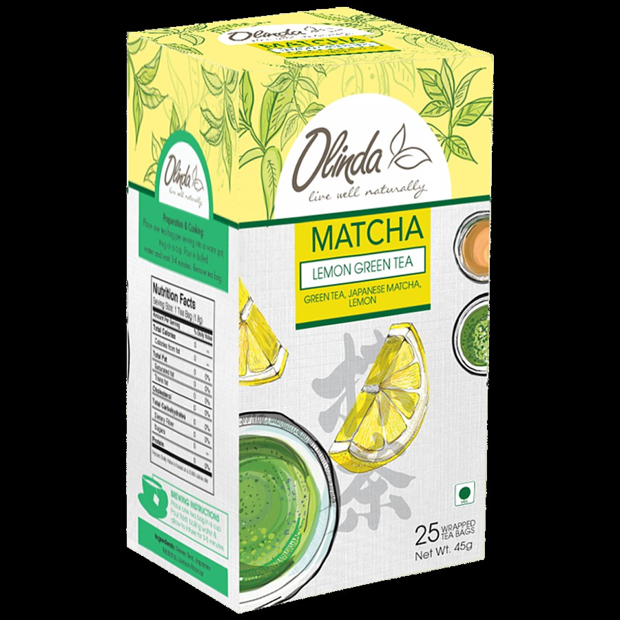 Olinda Matcha Lemon Green Tea