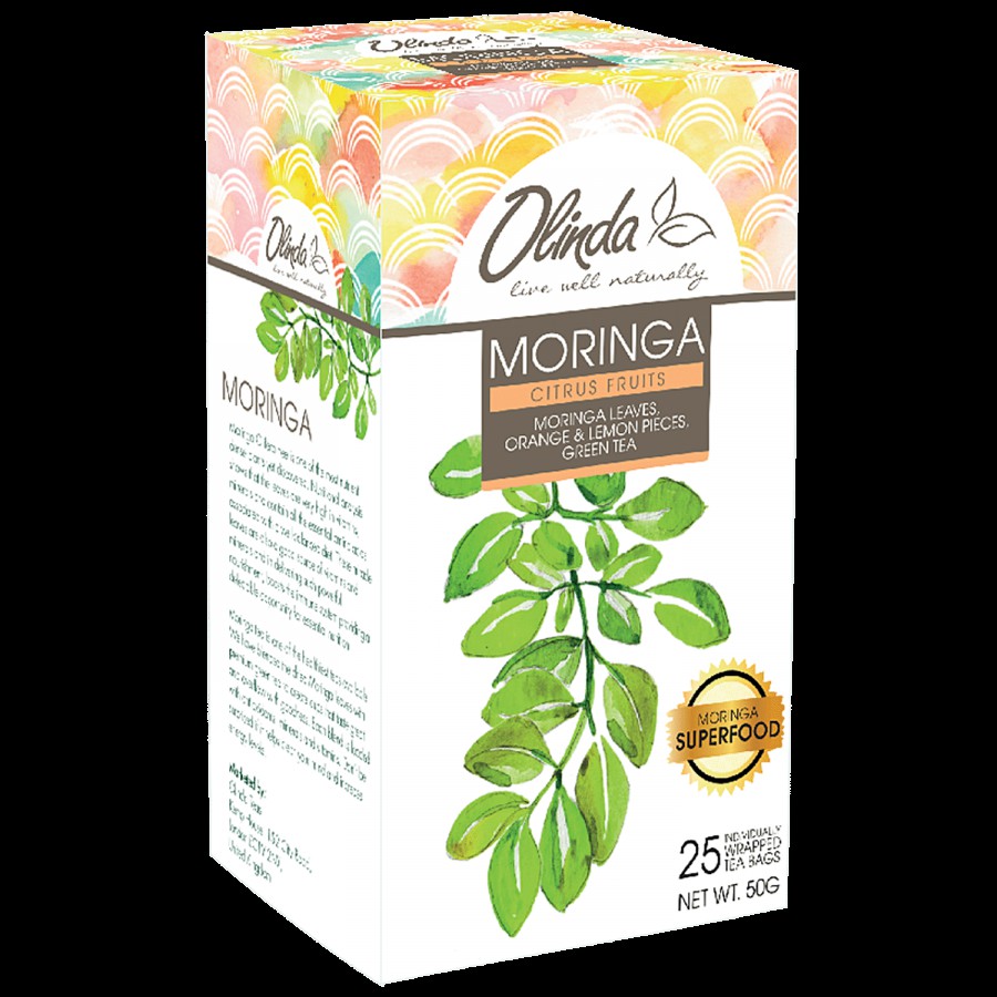 Olinda Moringa Citrus Fruits Tea