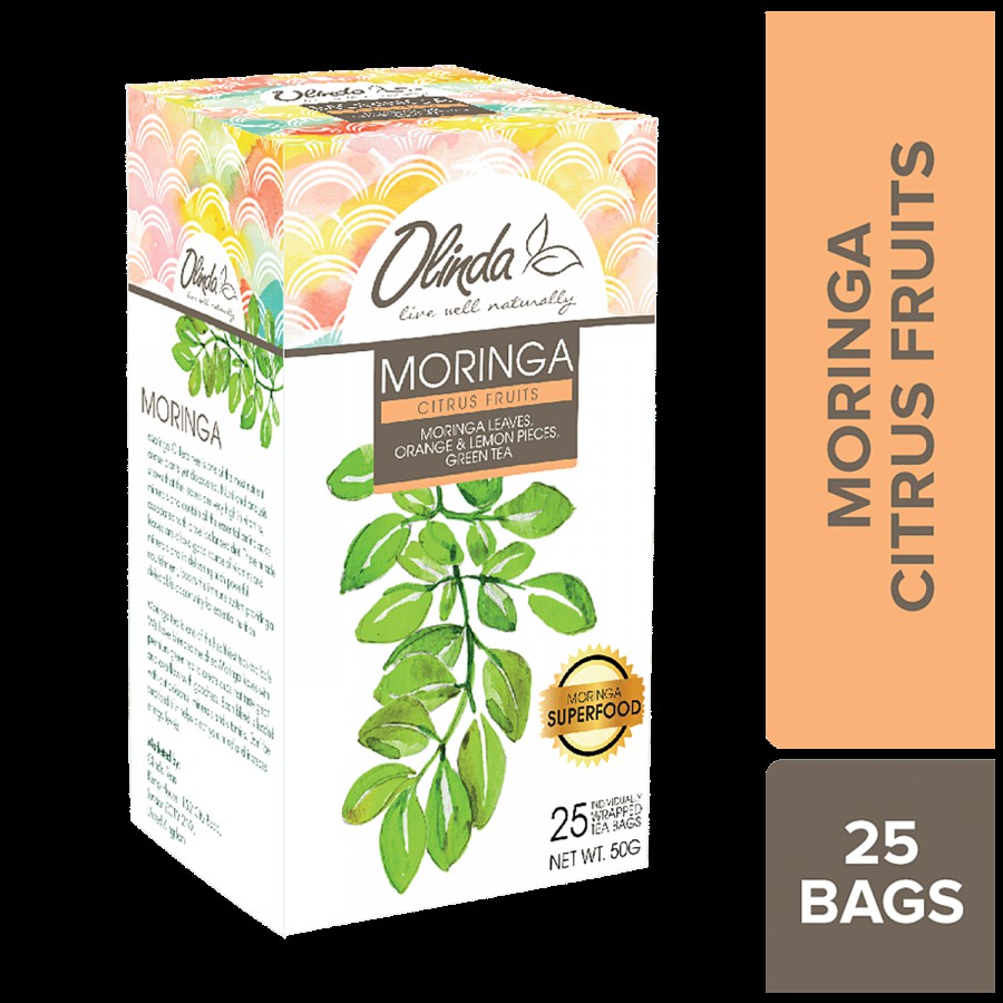 Olinda Moringa Citrus Fruits Tea