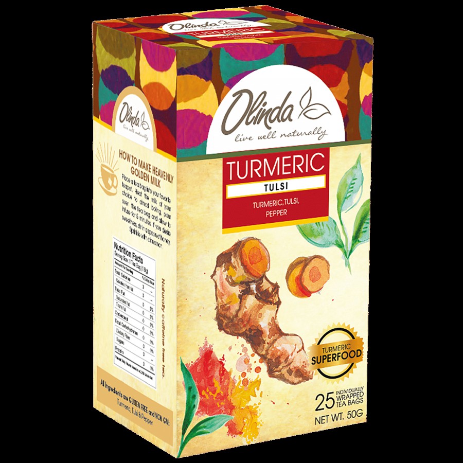 Olinda Turmeric Tulsi Tea