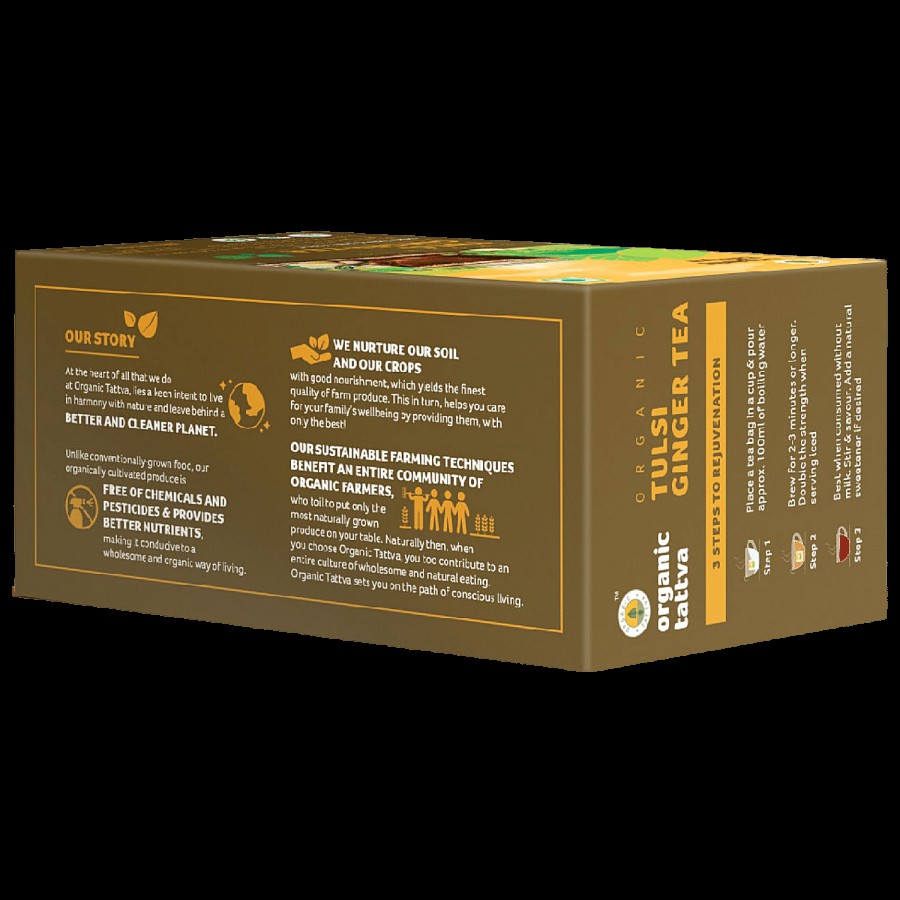 Organic Tattva Tulsi Ginger Tea