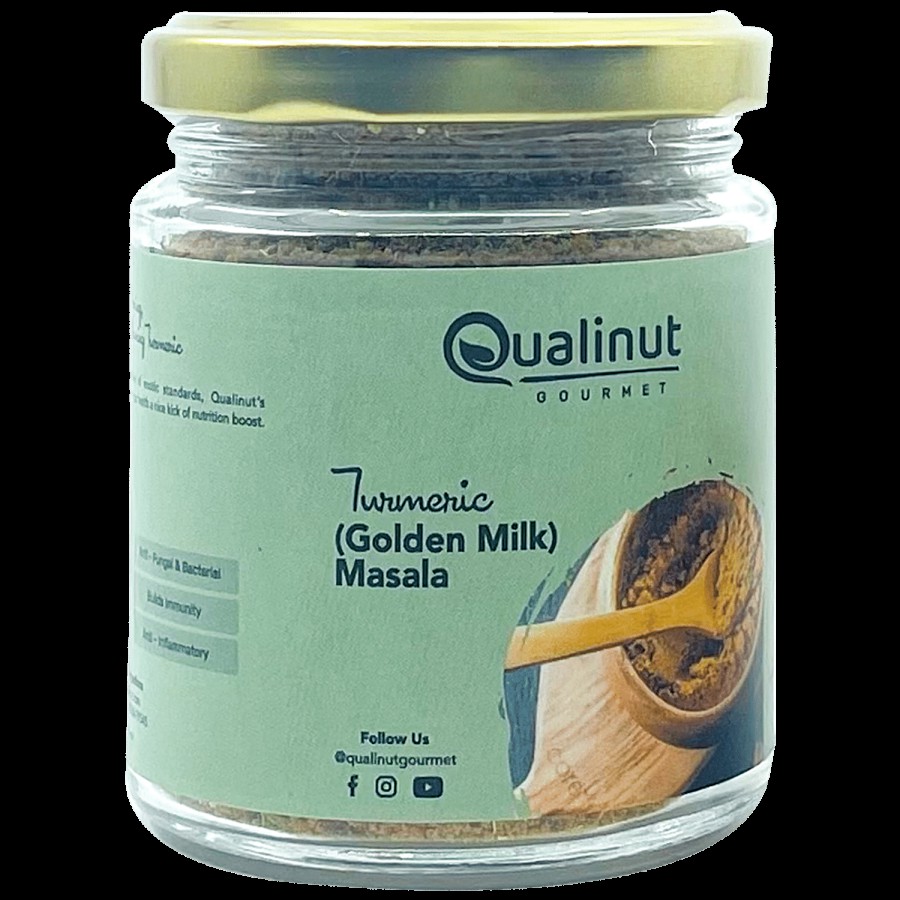 Qualinut Gourmet Turmeric/Golden Milk Masala - Rich In Anti-oxidant