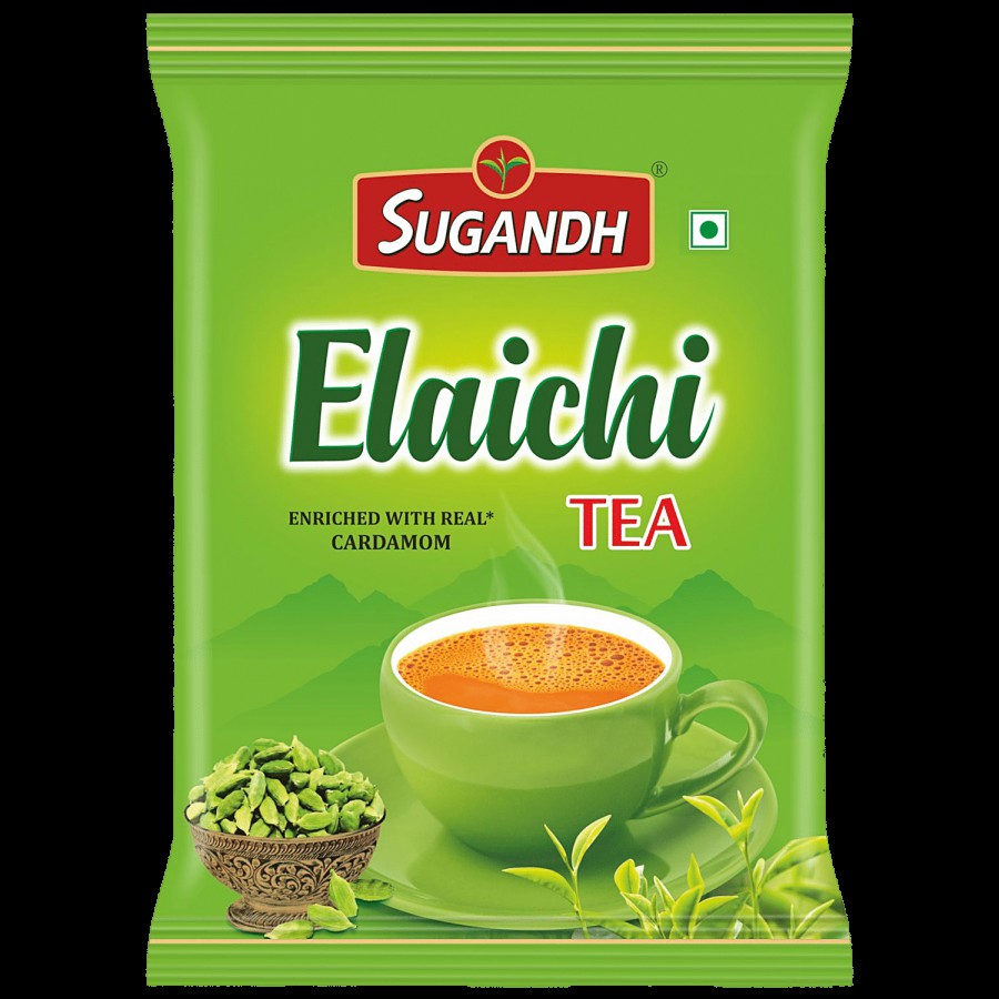 SUGANDH Elaichi Tea - Enriched With Real Cardamom