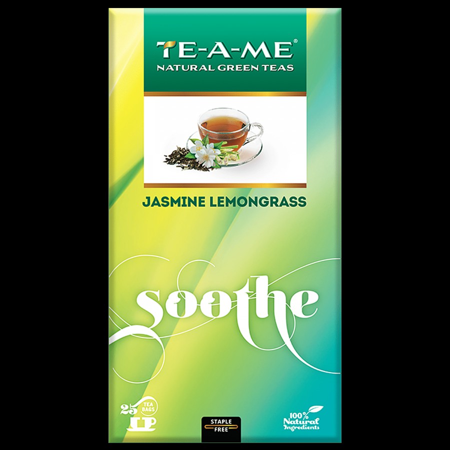 TE-A-ME Green Tea - Jasmine Lemon Grass 