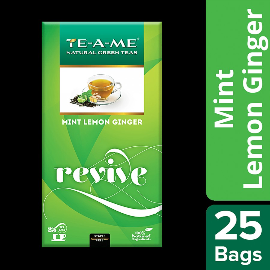 TE-A-ME Revive Tea - Mint Lemon Ginger