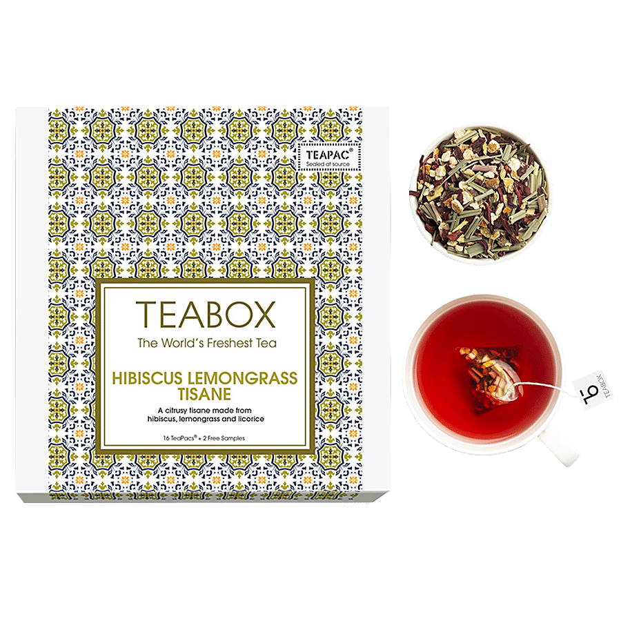 Teabox Herbal Tea - Hibiscus Lemongrass Tisane