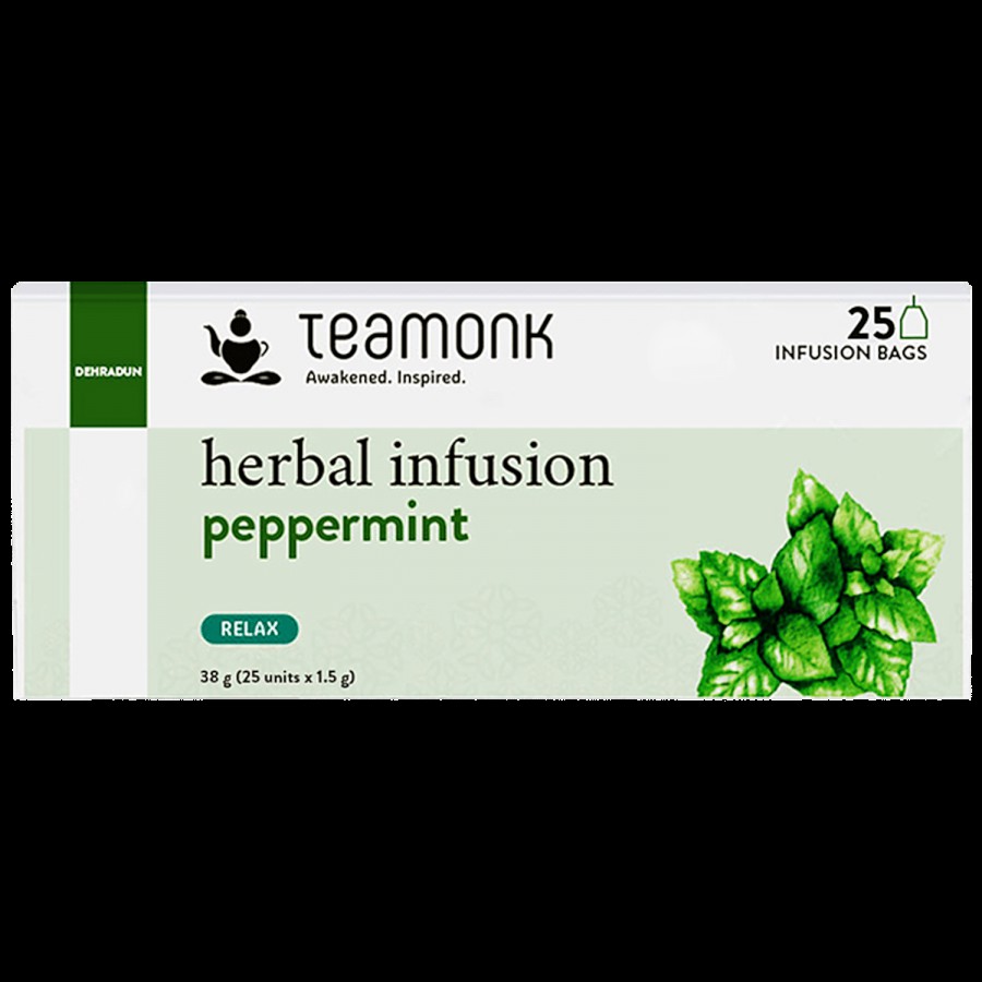 Teamonk Peppermint Herbal Infusion