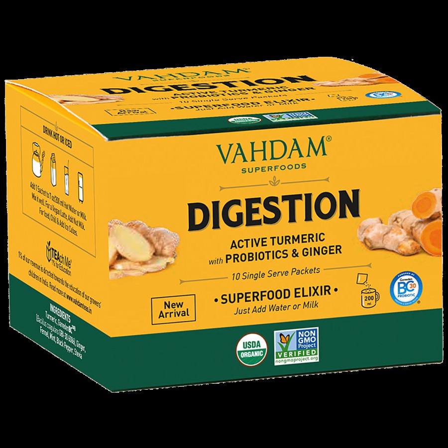 Vahdam Digestion Turmeric Superfood Elixirs