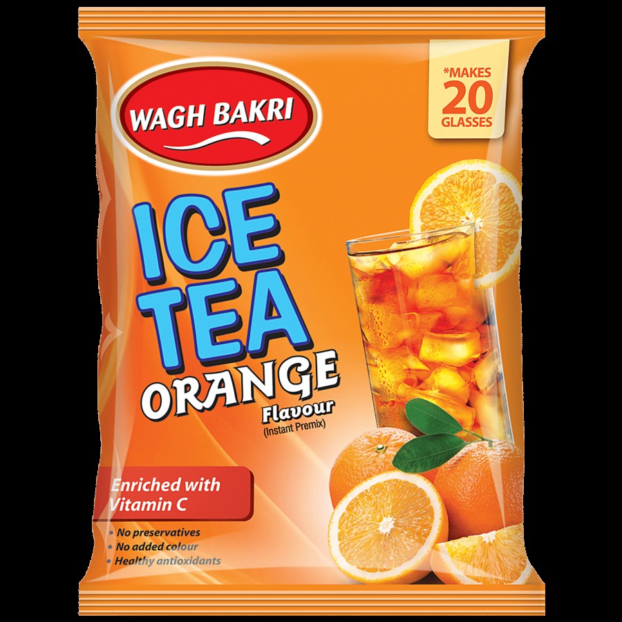 Wagh Bakri Instant Premix Ice Tea - Orange Flavour