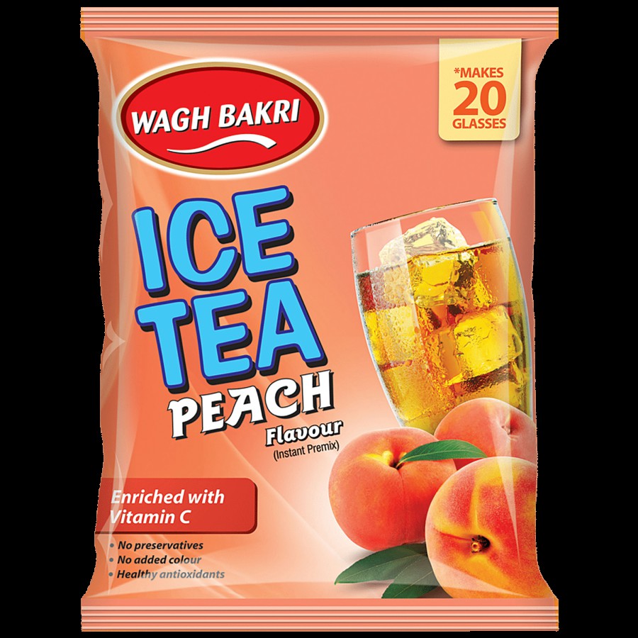 Wagh Bakri Instant Premix Ice Tea - Peach Flavour