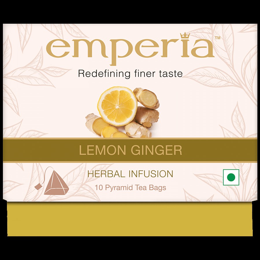 emperia Lemon Ginger Herbal Infusion Tea