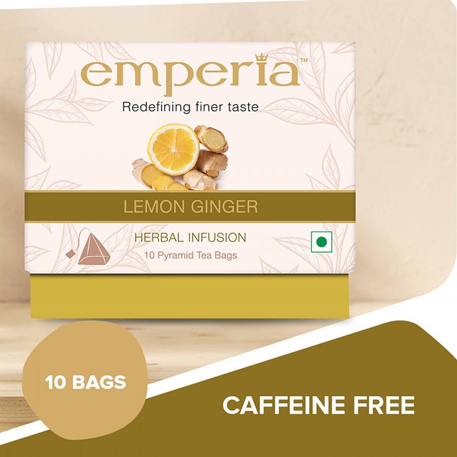 emperia Lemon Ginger Herbal Infusion Tea