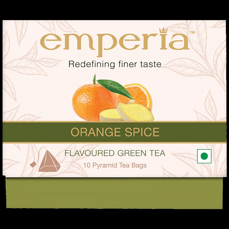 emperia Orange Spice Flavoured Green Tea