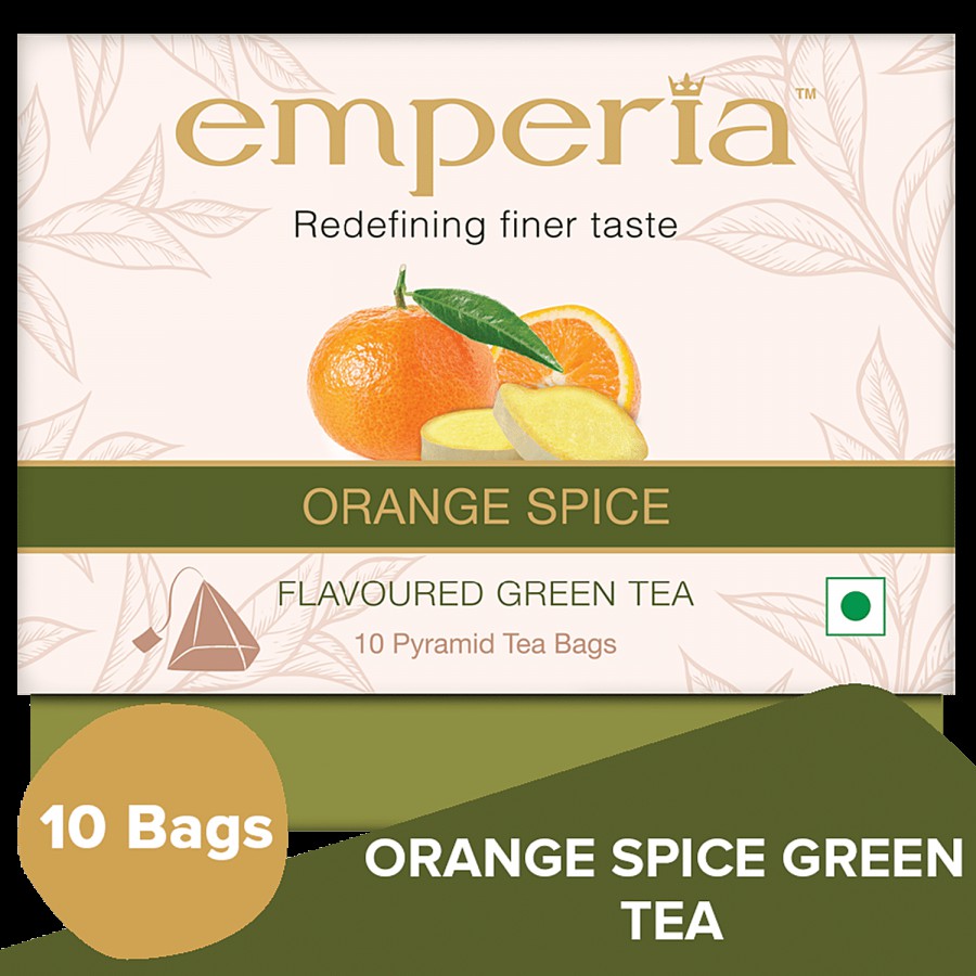 emperia Orange Spice Flavoured Green Tea