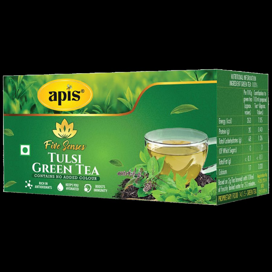 Apis Five Senses Green Tea With Tulsi