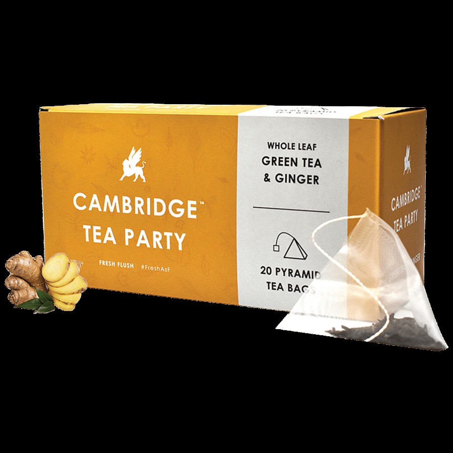 Cambridge Tea Party Green Tea & Ginger - Whole Leaf