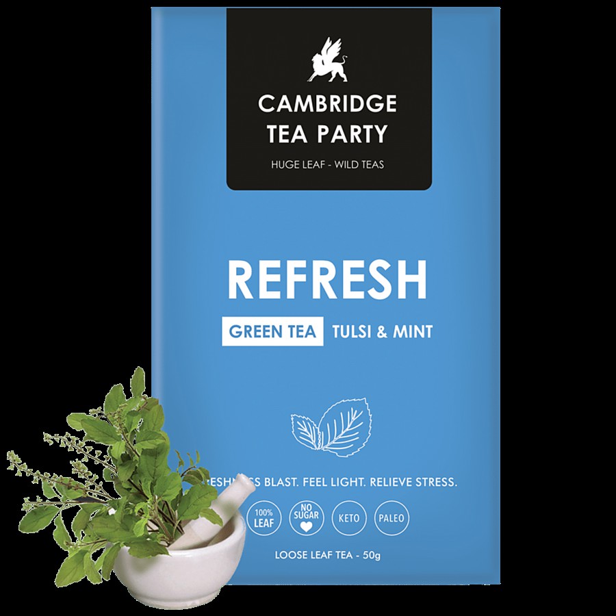 Cambridge Tea Party Refresh - Tulsi Mint Green Tea