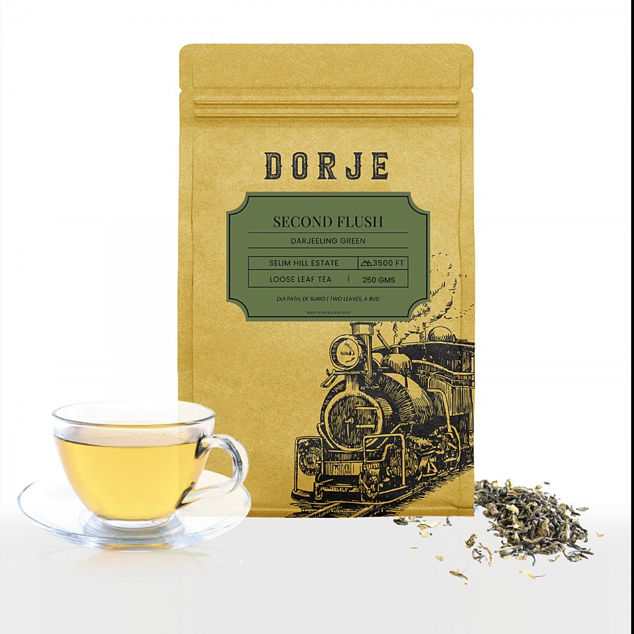 Dorje Second Flush Darjeeling Green Tea - Mild Flavour