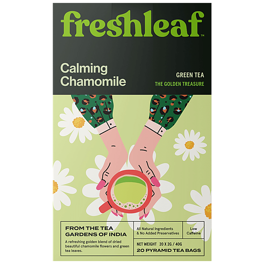 FRESHLEAF Chamomile Green Tea - Fresh