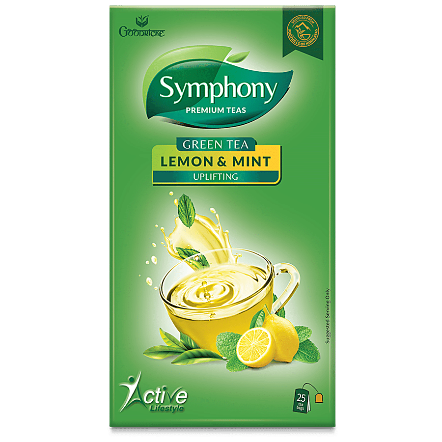 Goodricke Symphony Uplifting Premium Green Tea - Lemon & Mint