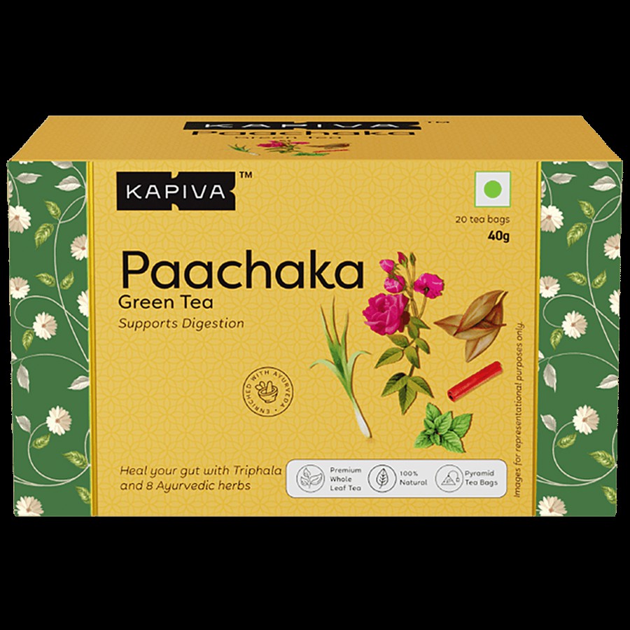 Kapiva Paachaka Green Tea - Supports Digestion