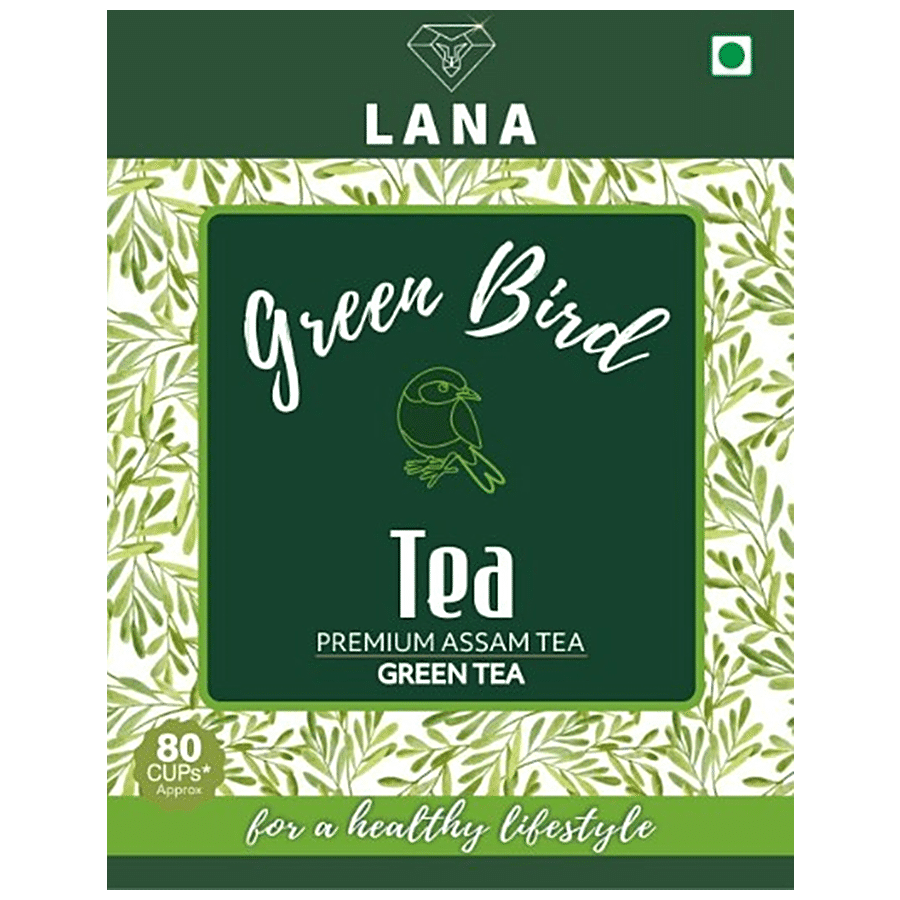 LANA Greenbird Green Tea - Premium Assam Leaves