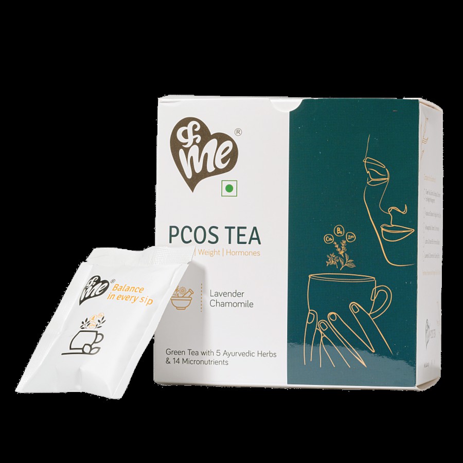 &Me PCOS Green Tea - Lavender & Chamomile