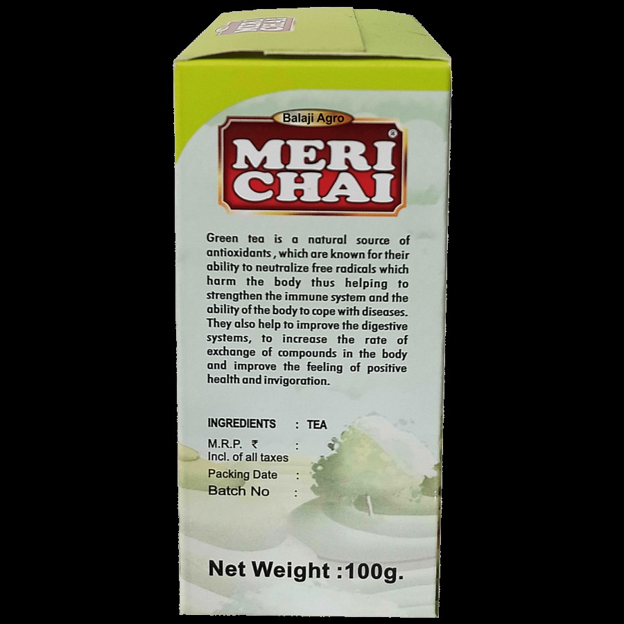 Meri Chai Green Tea - Pure North Indian