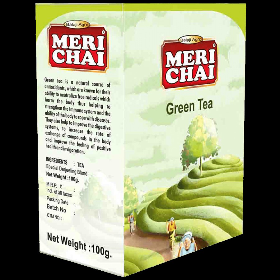 Meri Chai Green Tea - Pure North Indian