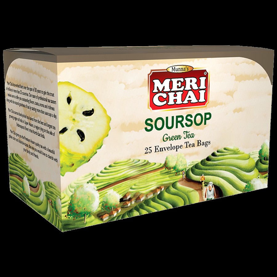 Meri Chai Soursop Green Tea - Remedy For Blood Pressure