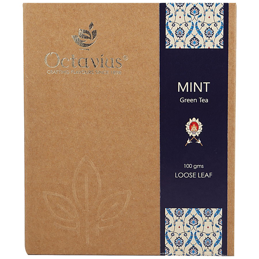 Octavius Mint Loose Leaf Green Tea - Exotic Blend