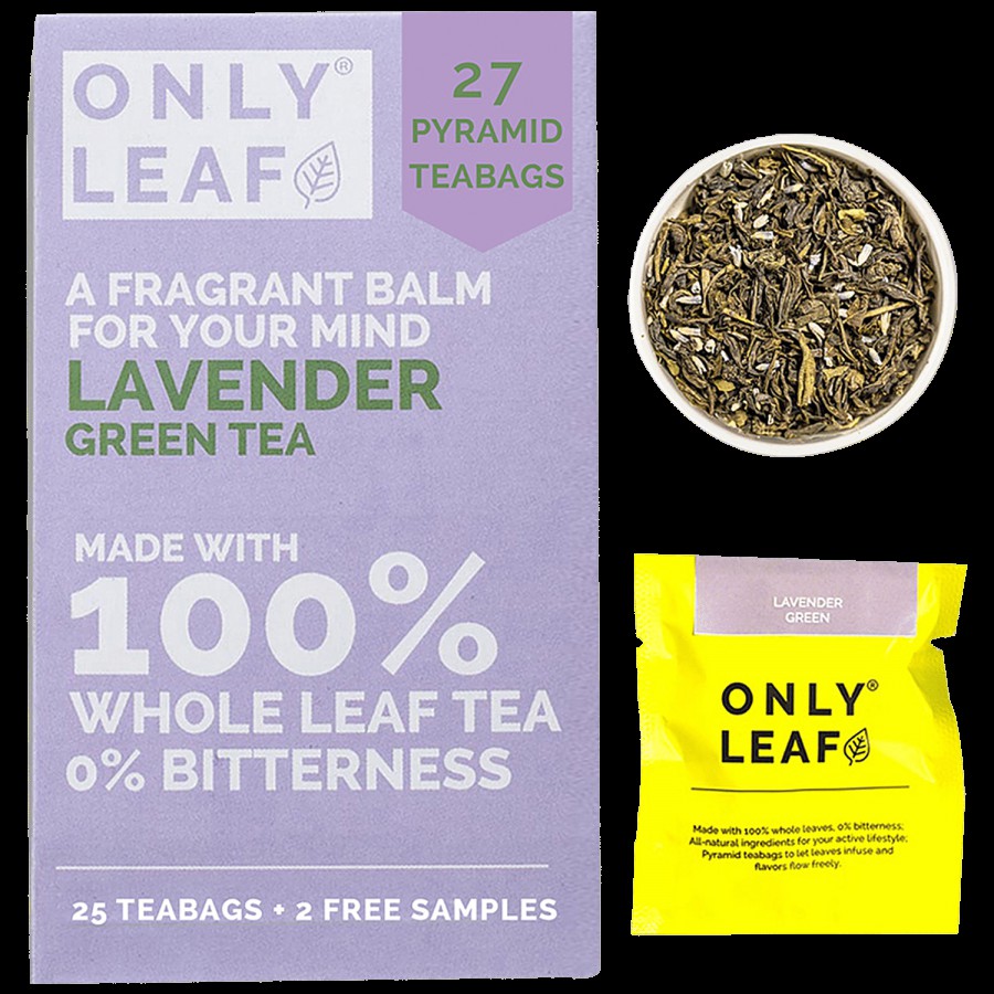 Onlyleaf Lavender Green Tea - For Relaxed Mind