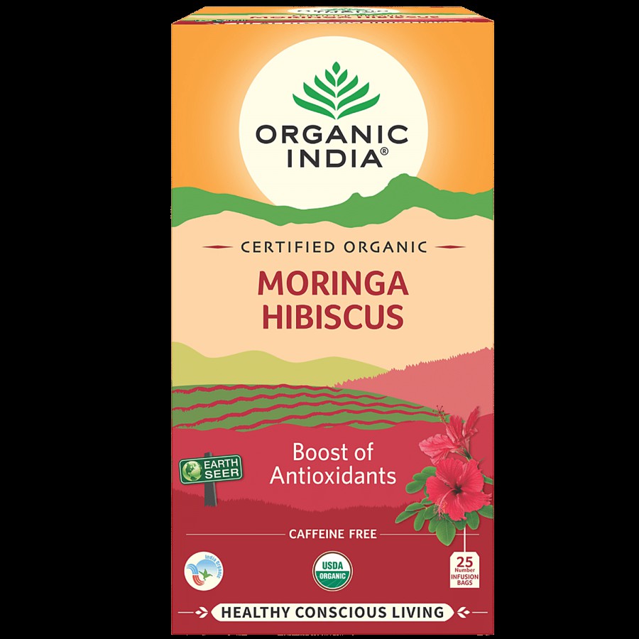 Organic India Moringa Hibiscus Tea