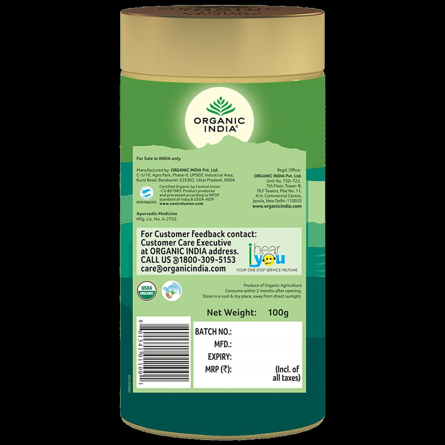 Organic India Tulsi  Green Tea - Classic