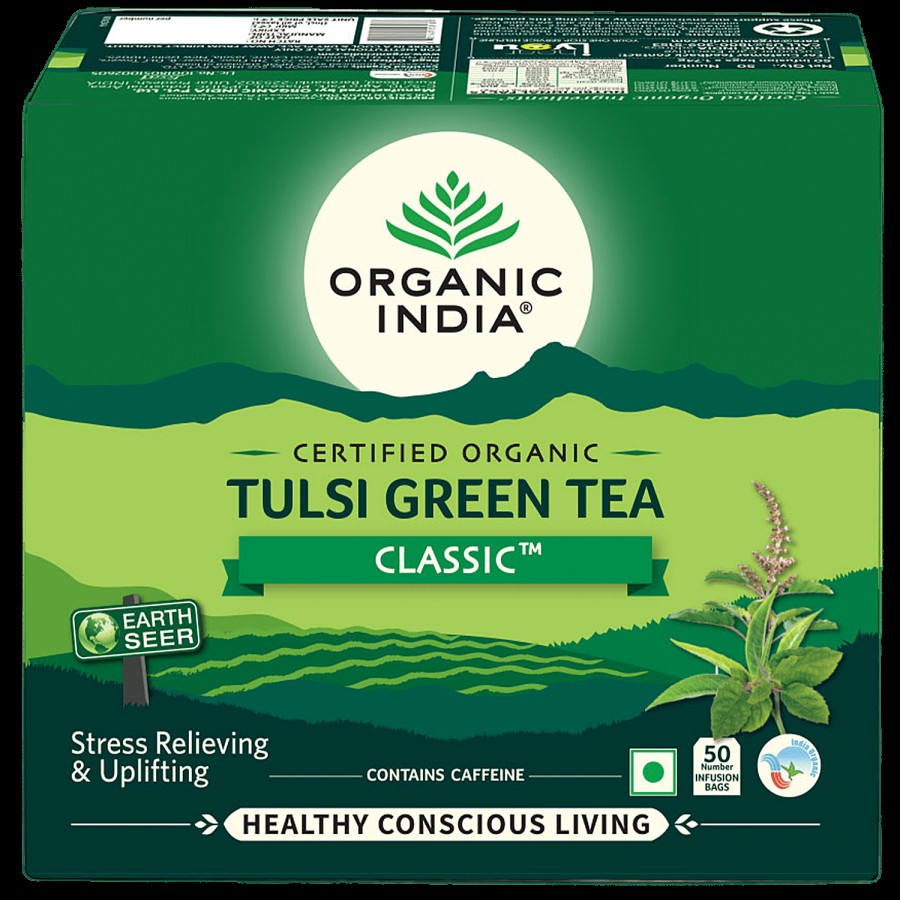 Organic India Tulsi Green Tea - Classic