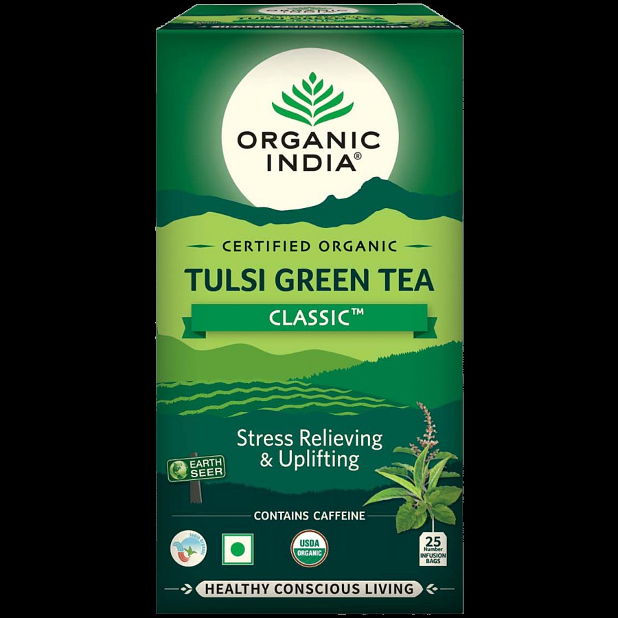 Organic India Tulsi Green Tea Classic