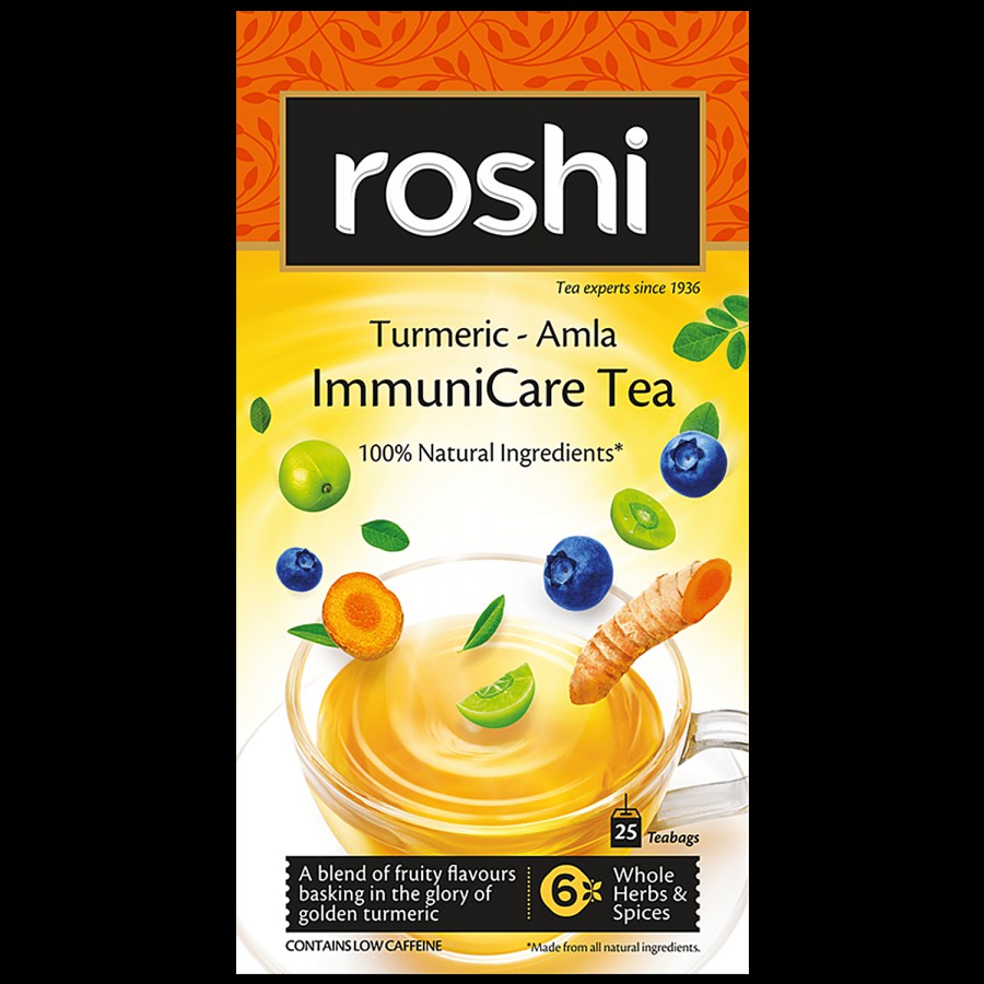 Roshi Herbal Green Tea - ImmuniCare With Turmeric