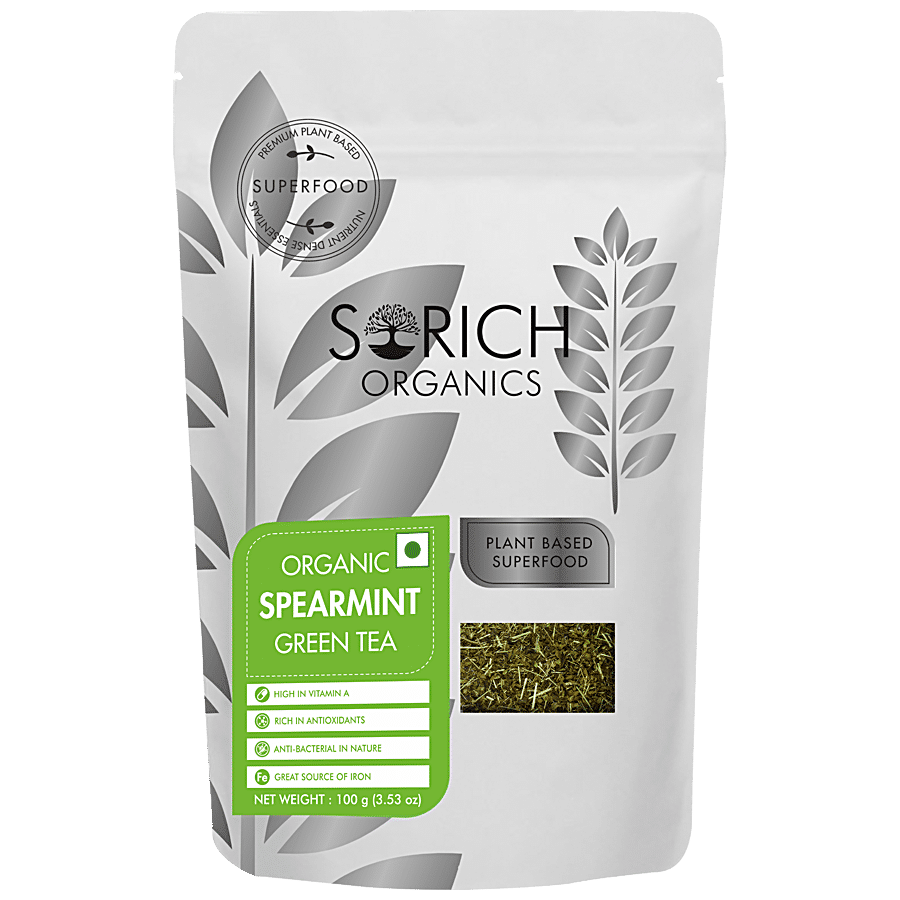 Sorich Organics Spearmint Green Tea - Rich In Antioxidants