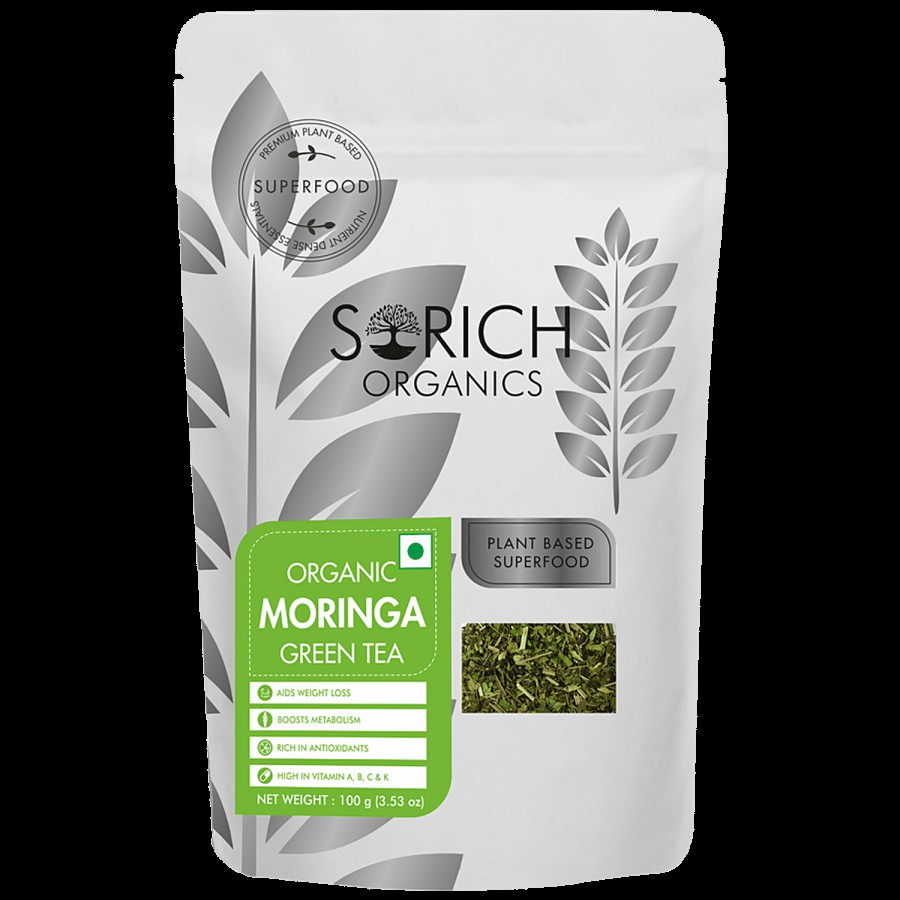 Sorich Organics Moringa Green Tea - Rich In Antioxidants